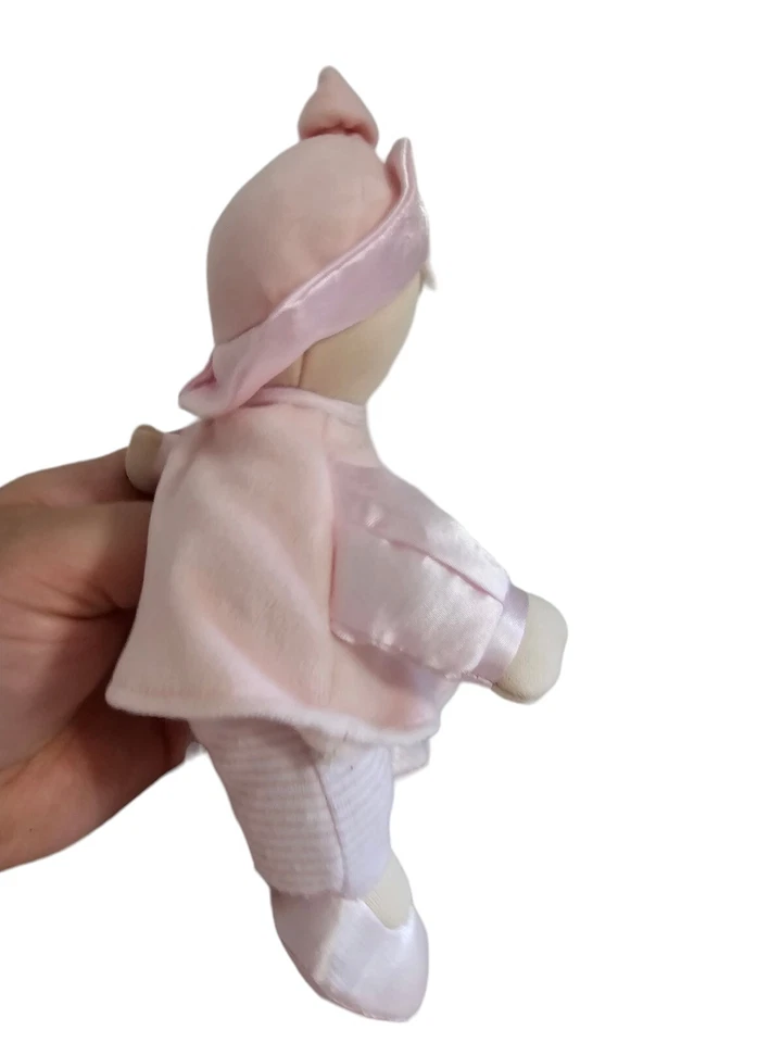 Cochecito de felpa rosa suave rosa Lovey Preferred My First Doll juguete para niños Foto 2 de 4