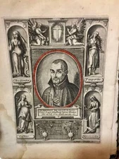 1615, Vellum, Latin, Camillo de Lellis founder of Cherica Theology