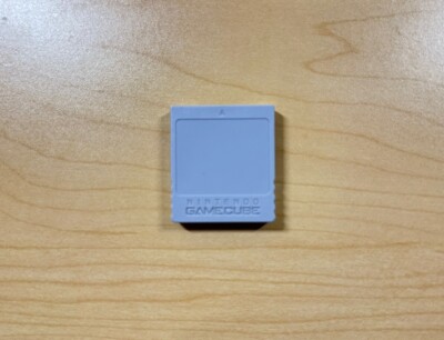 Official Nintendo Gamecube Memory Card 59 Blocks DOL-008 Gray US Seller