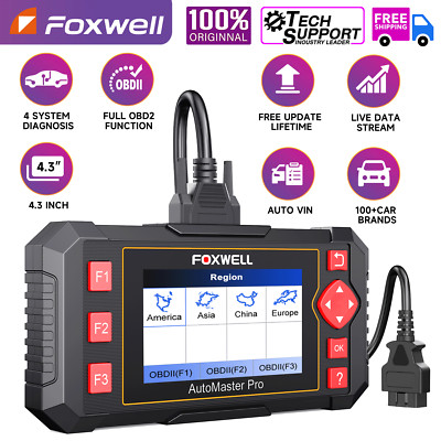 2025 Foxwell NT604 Profi KFZ Diagnosegerät Auto OBD2 Scanner SRS ABS Deutsch DHL