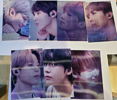Official BTS Samsung Galaxy S20+, Ear Buds Photocards Lenticular