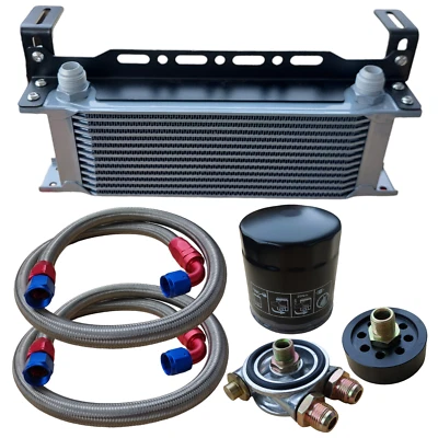 Zusatz Ölkühler Set für VW T5 2.0 TDI BiTurbo MKB CFCA 13 Reihen mit Thermostat - Bild 1 von 4