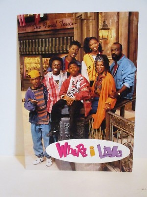 DISNEY TELEVISION WHERE I LIVE TV SHOW CHARACTER PROMO POSTCARD DOUG E DOUG 1993
