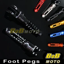 CNC Front Foot Pegs Rests For Buell XB9R XB12R Firebolt XB12S Lightning