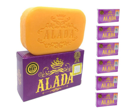 6X Alada Whitening Soap Naturally Brightening Natural Extract Face & Body 160g
