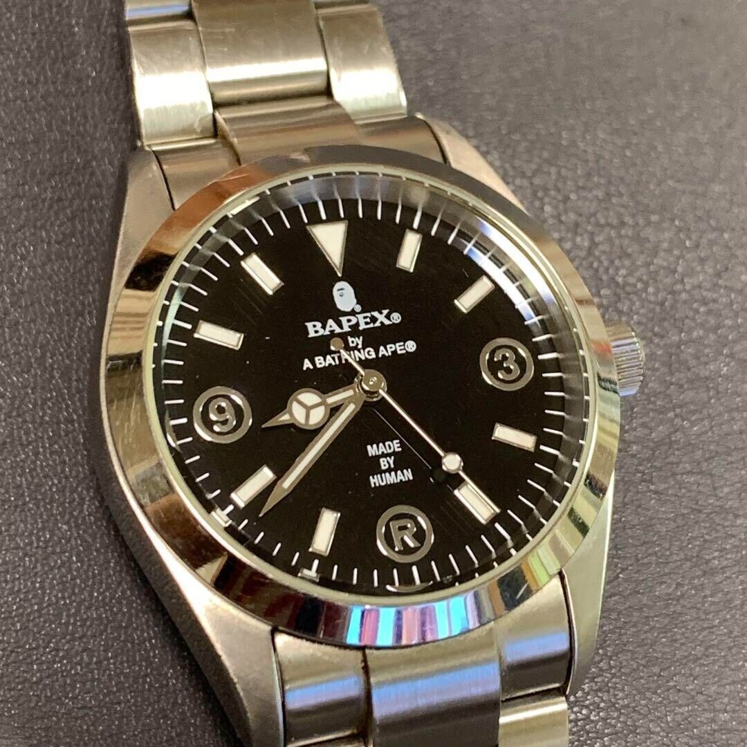 A BATHING APE TYPE 12 BAPEX Silver From Japan Watch | eBay A BATHING APE TYPE 12 BAPEX Silver From Japan Watch | eBay