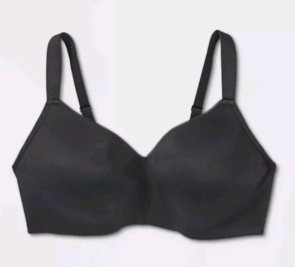 Auden Women's Plus Size Wirefree Bra Beige Size 46DDD