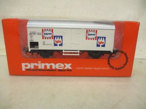 x-90596	Märklin Primex 4557 H0 Güterwagen DB Langnese, ungeöffnet, | Zustand: Gebraucht