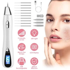 Portable Skin Tag Remover USB Rechargeable Mole Removal Pen Tattoo Wart Beauty