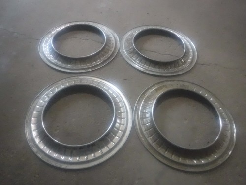 1950's Chevrolet, Pontiac Beauty Trim Rings Used Set Of 4 - Picture 14 of 16