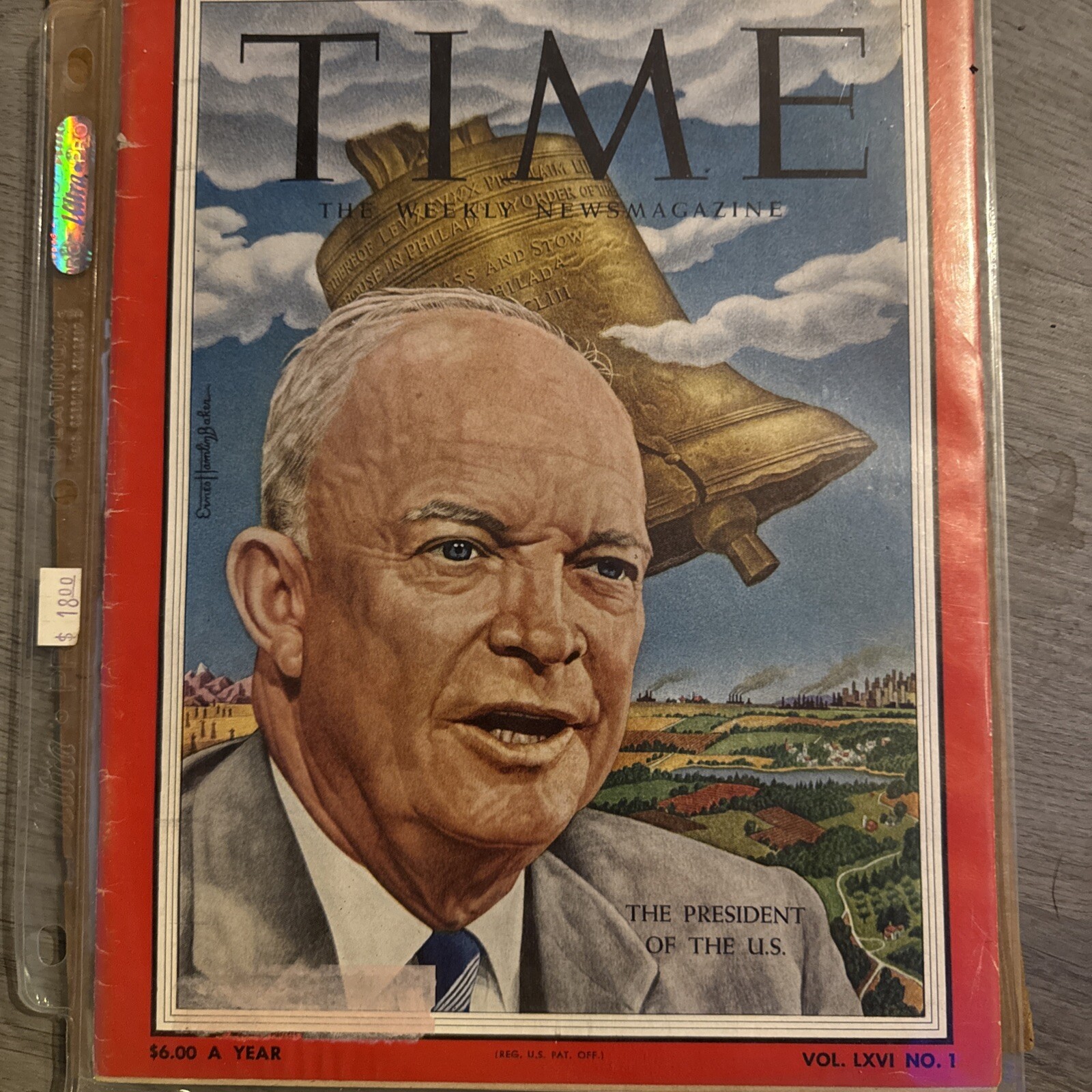 Time Magazine July 4, 1955, Vol 66 No 1, Dwight D. Eisenhower - 120622JENON-22
