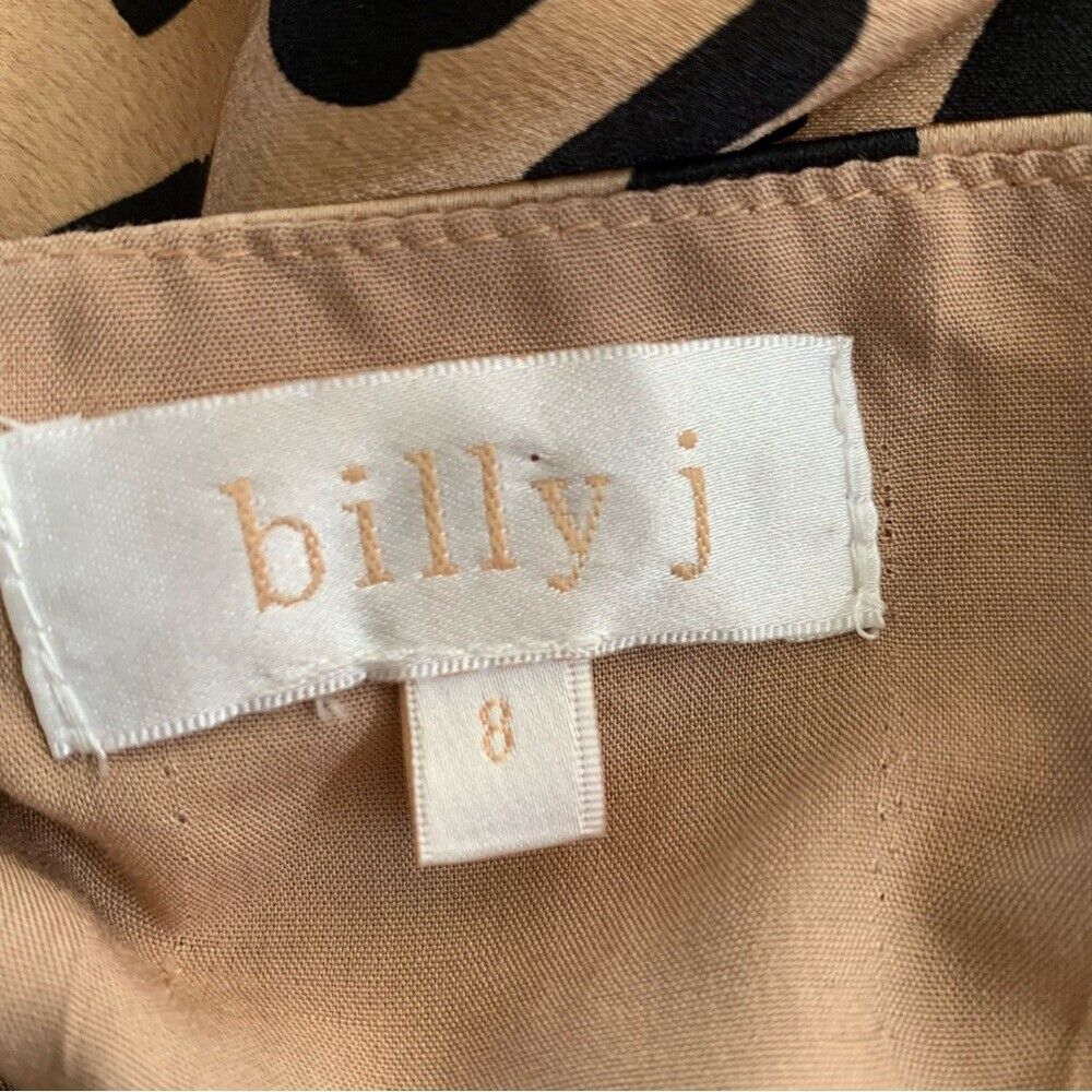 Billy J Malika Midi Dress Tan Size 8 (US S)