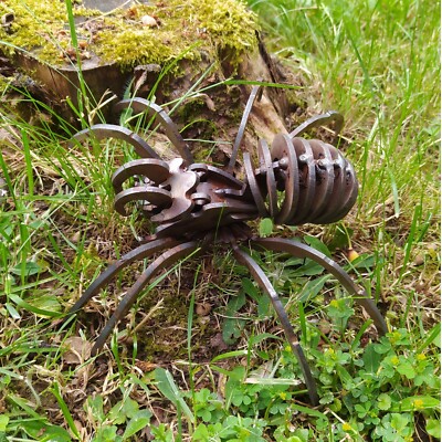 Spinne 3D Edelrost Gartendeko Figur Tier Insekt Rost Optik