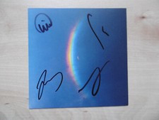 Coldplay autographs signed artcard