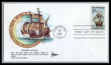 US FDC # 2093 20c Roanoke Voyages Gill   1984, 9p5413
