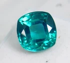 Natural 11.30 Ct Paraiba Tourmaline Greenish-Blue Radiant Cut Certified Gemstone