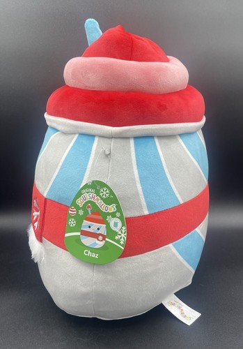 NEU 2024 Squishmallow CHAZ THE SLUSHIE FIRST TO MARKET 12" Christmas Squad - Bild 6 von 6