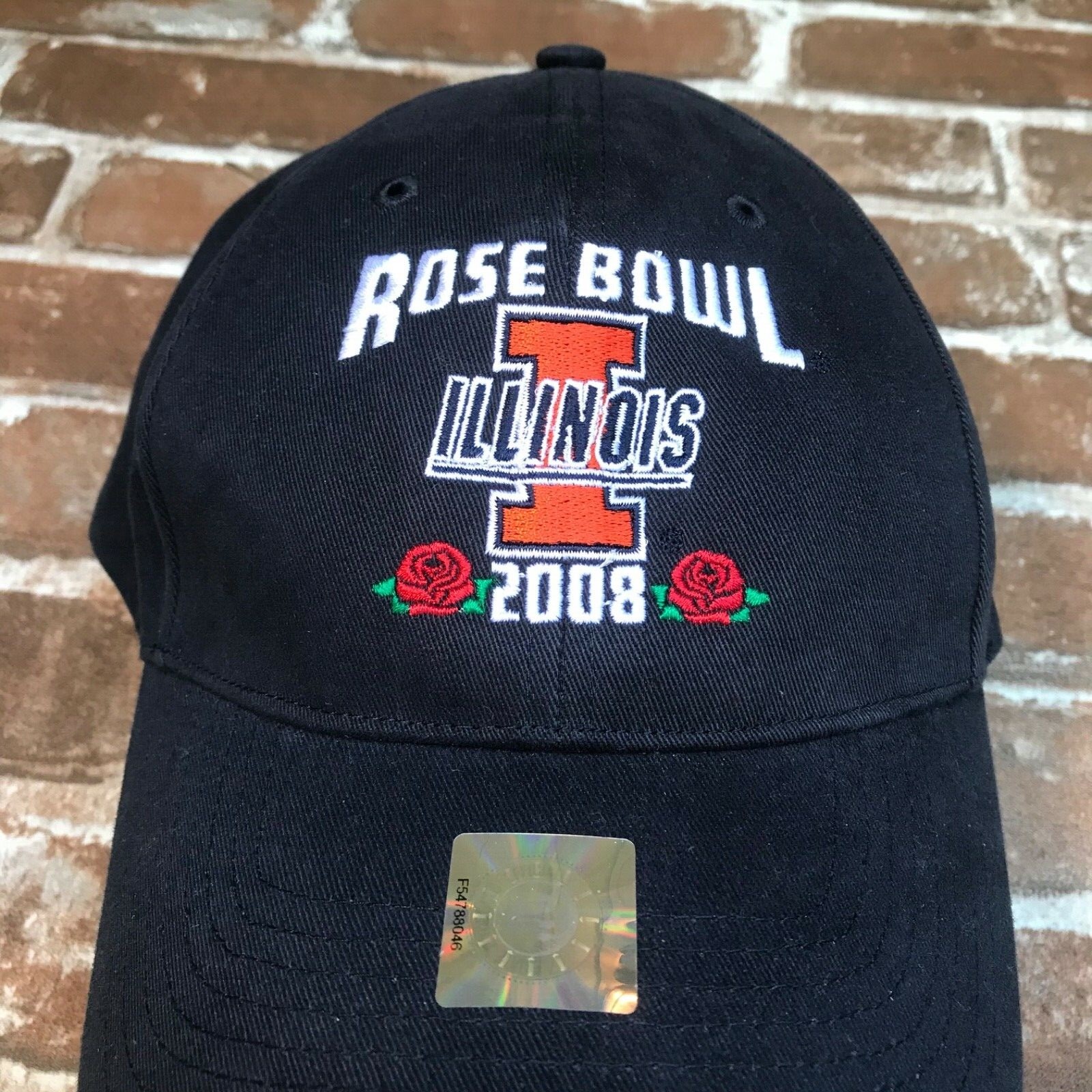 Casquette Vintage 1984 Rose Bowl Illinois Fighting Illini - État Quasi Neuf, Rare, Peintre, Sans étiquette