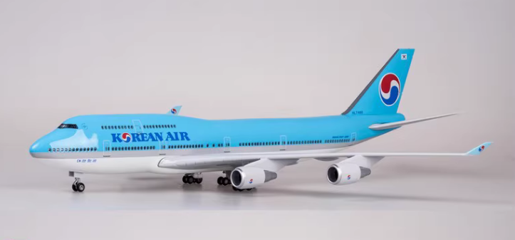 1:150 47CM KOREAN AIR BOEING 747-400 Airplane Landing Gear