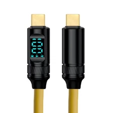 Smart LED Display USB-C USB4 Cable 20Gbps PhoneType-C Male to Male Cable