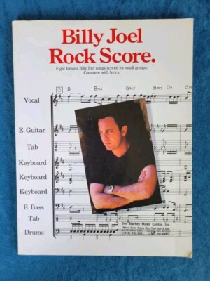 BILLY JOEL ROCK SCORE  -  EIGHT FAMOUS BILLY JOEL SONGS SCORED FOR SMALL GROUPS