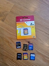 SD Card Lot Various Brands/Sizes and adapter