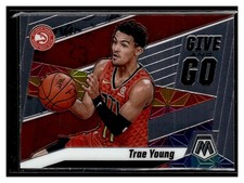 2019-20 Panini Mosaic #4 Trae Young Give and Go Atlanta Hawks