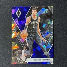 2023-24 Phoenix Victor Wembanyama RC Blue Ice #256 Rookie