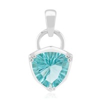 Cavill Fluorit AnhäNger Silber 925 Palladium 1,79Ct Blau Damenschmuck