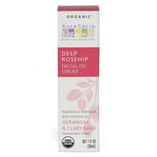 Deep Rosehip Facial Oil Serum 1 OZ By Aura Cacia