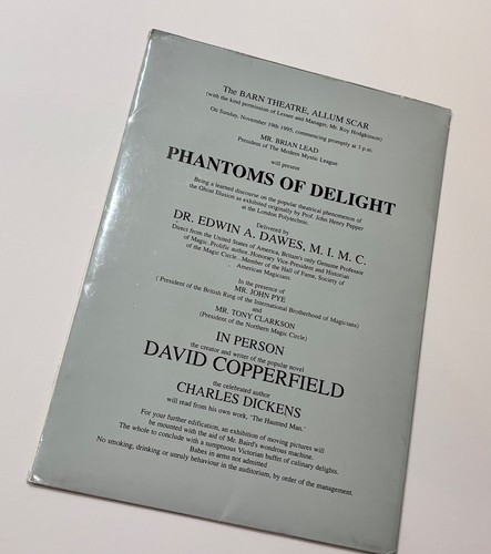 Phantoms of Delight Discourse on Ghost Illusion Eddie Dawes