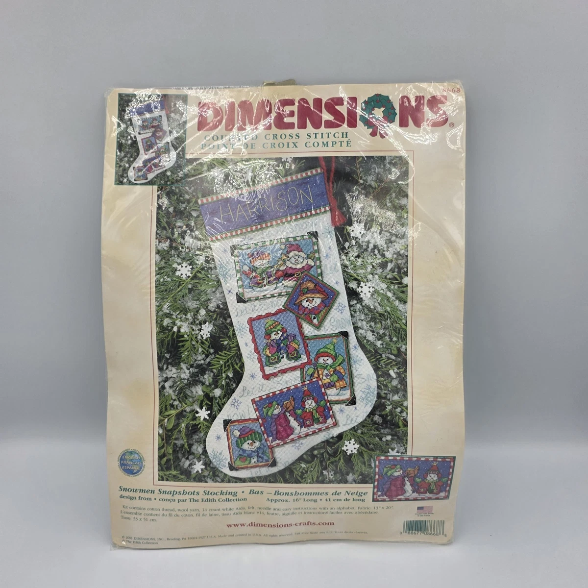 Lot De 9 Kits De Points De Croix Dimensions Holiday Collection – Neufs, Fournitures Créatives