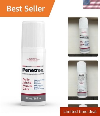 Refresh and Moisten with 3 Oz Roll-On Gel - Lightweight Skin Solution for Adults