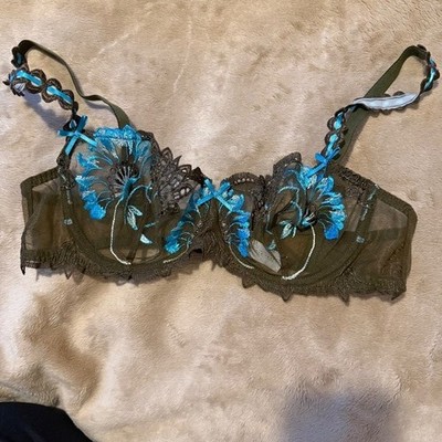 Simone Perele Delices Sheer Demi Bra 36C NWOT. Luxury French Lingerie