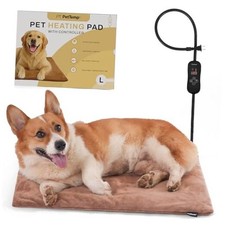 Large Dog Heating Pad  Heated Pet Bed for Big Dogs and Multiple Pets,