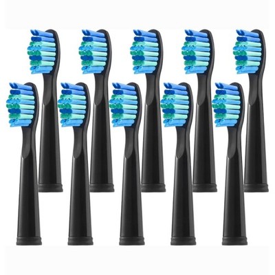 10x Ersatzköpfe für elektrische Zahnbürsten für ATMOKO HP126A, HP150A & Dnsly TB-5