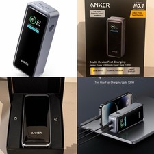Anker Prime Power Bank 12,000mAh 2-Port Charger LED Smart Digital Display NEW