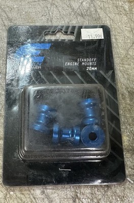 Evolution 20mm Gas Engine Mount Standoff Set Blue 4 - EVO3310