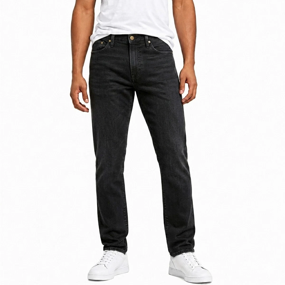 Black 36 Size Slim Jeans for Men for sale | eBay