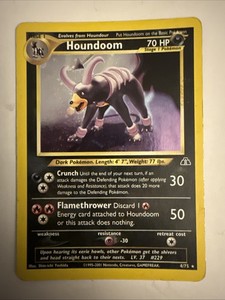 pokemon houndoom card value Houndoom Pokemon Card Stage 1