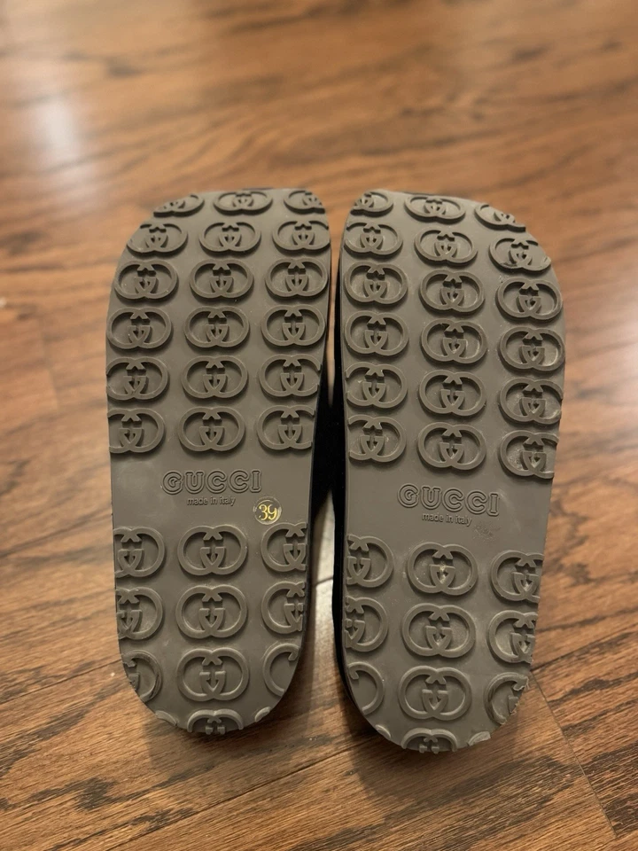 Enclavamiento GG/Plataforma Diapositivas/Negro/Mujer/Talla 39/Comprador Comprobar Autenticidad Foto 3 de 4