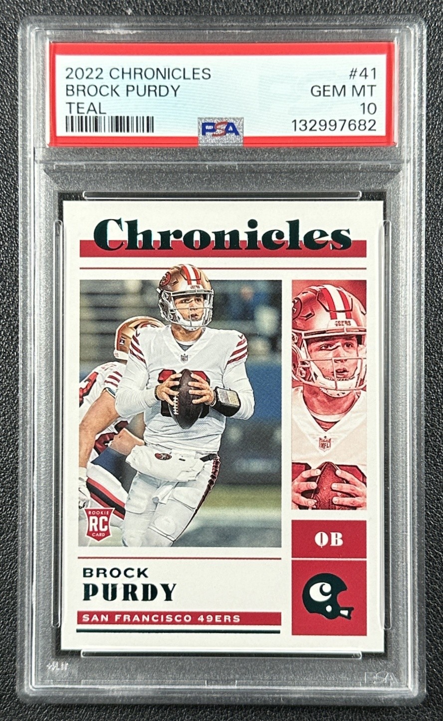 Brock Purdy Panini Chronicles #41 Teal