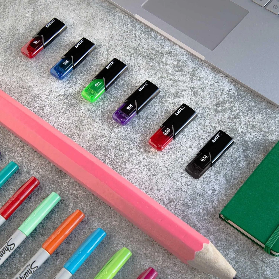 Emtec ECMMDD USB 3.0 (3.2) Click Easy B110 Flash Drive 256 GB External Storage 2 - Image 2 of 4