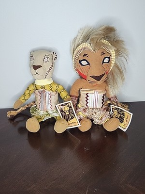 Disney The Lion King Broadway Musical Simba and Nala Plush
