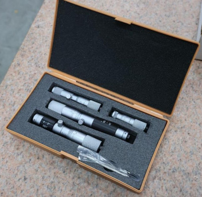 Mitutoyo 133-903 Tubular Inside Micrometer Set, 2 to 6'' Excellent Condition, Box