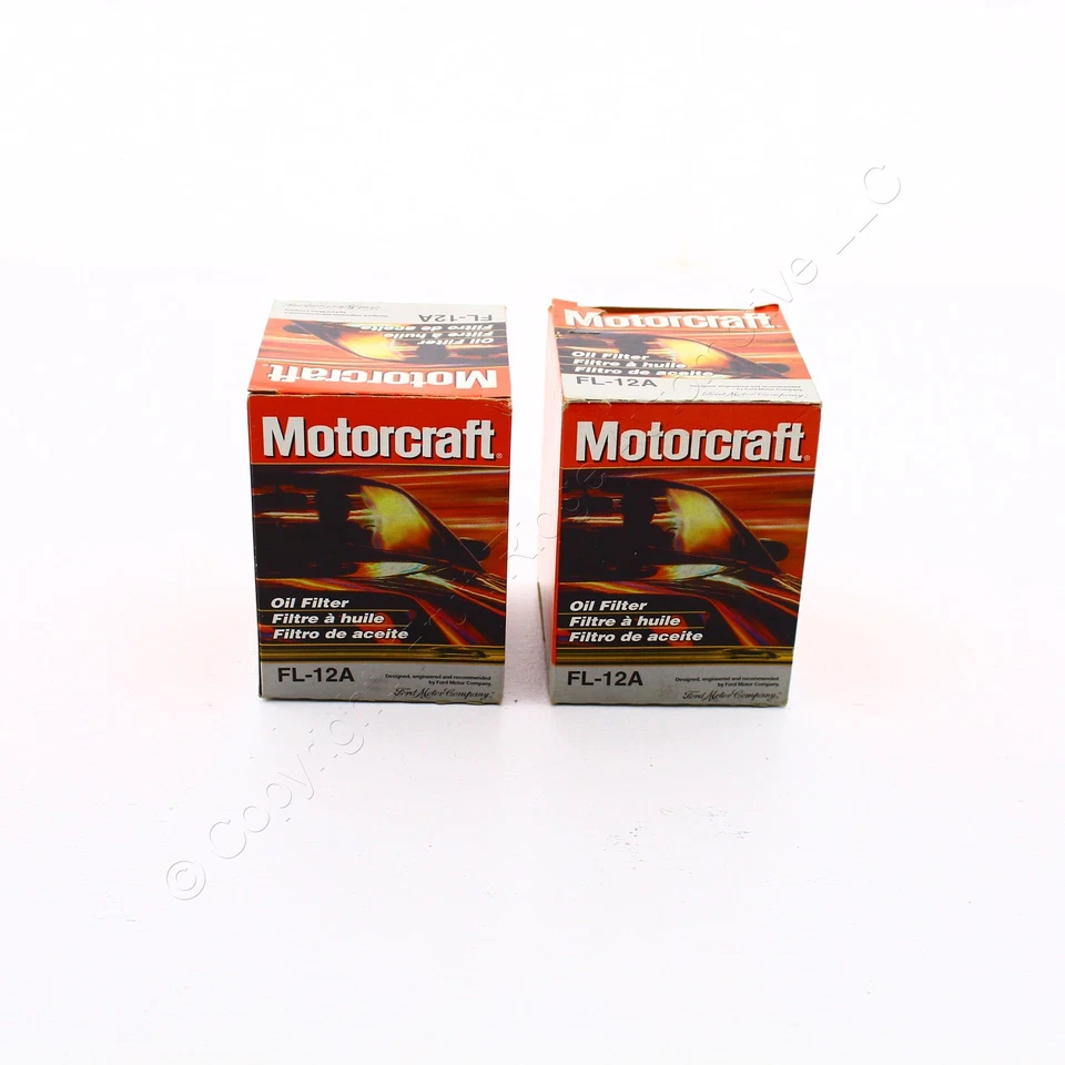 Motorcraft FL-12A Engine Oil Filter Spin-On Replacement for 02-04 Hummer H1 2pcs - Image 2 of 3