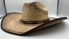 Resistol Jason Aldean Palm Leaf Cowboy Hat Amarillo Sky Size L RSAMSKB3041 Verde