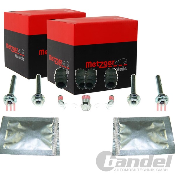 2X Metzger FÜHRUNGSHÜLSEN-SATZ Bremssattel Passend FüR Alfa 159 Brera Spider AUD-image