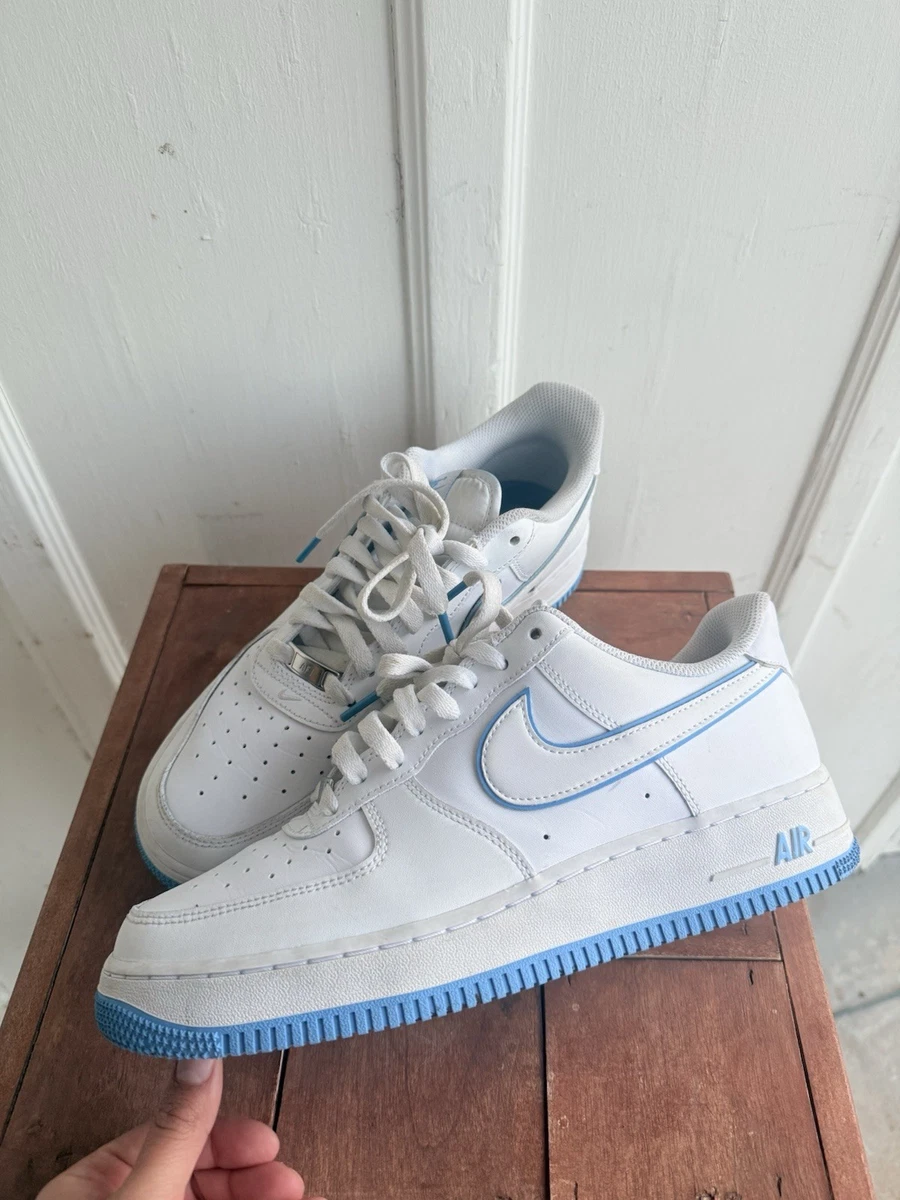 Nike Air Force 1 ホワイト/ブルー Nike Air Force 1 '07 White University Blue - огромный выбор по
