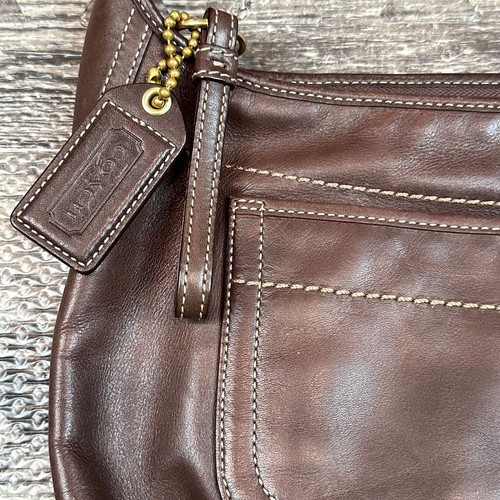 Coach Purse Ergo Vintage 11283 Brown Leather Hobo Shoulder Bag - Picture 4 of 8
